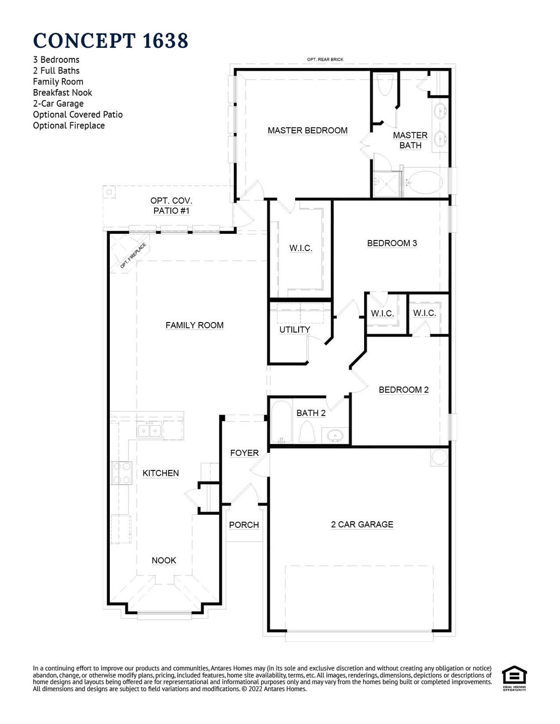 1,648sf New Home in Fort Worth, TX