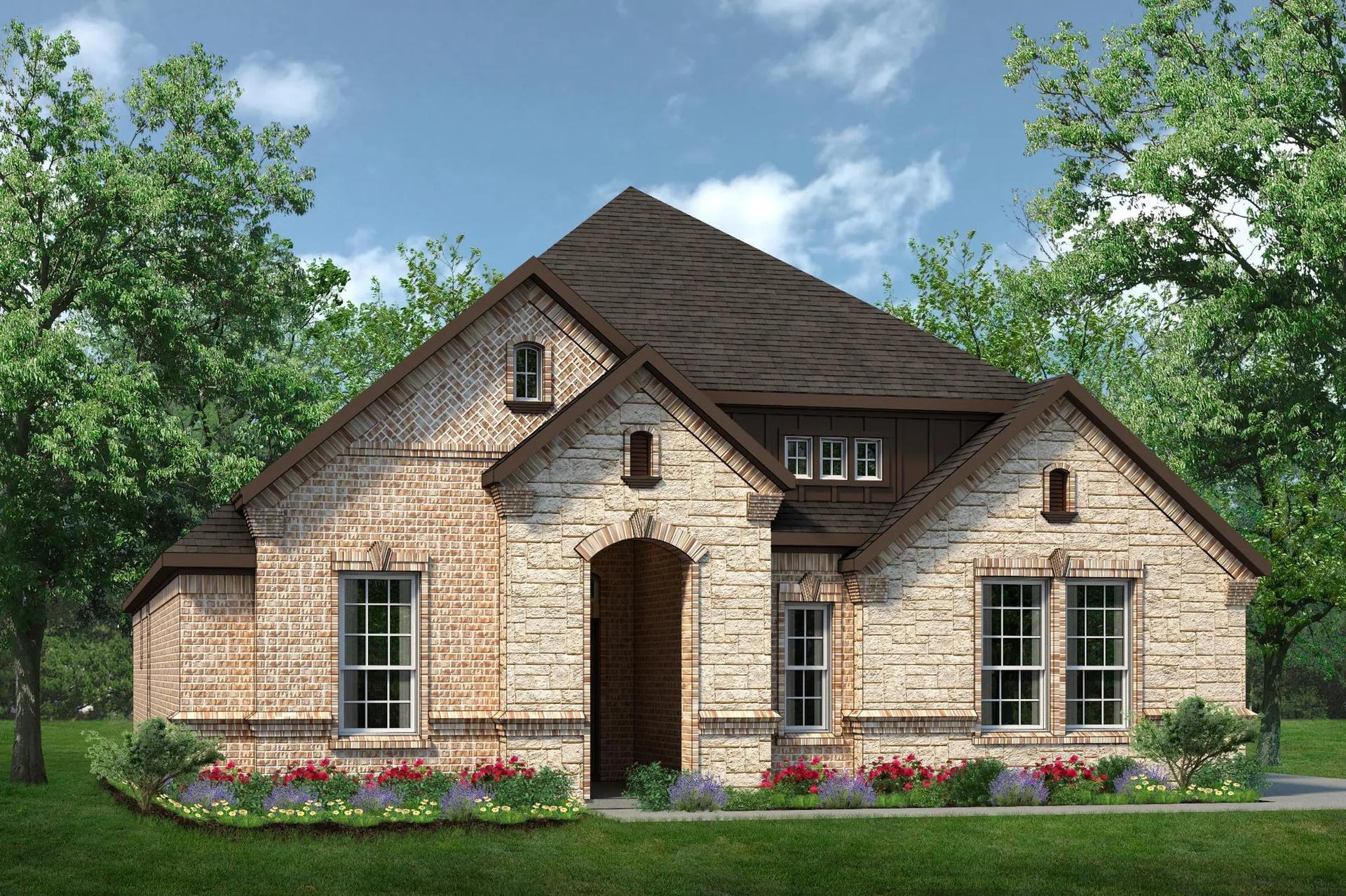 2154 B with Stone. Concept 2154 Home with 3 Bedrooms