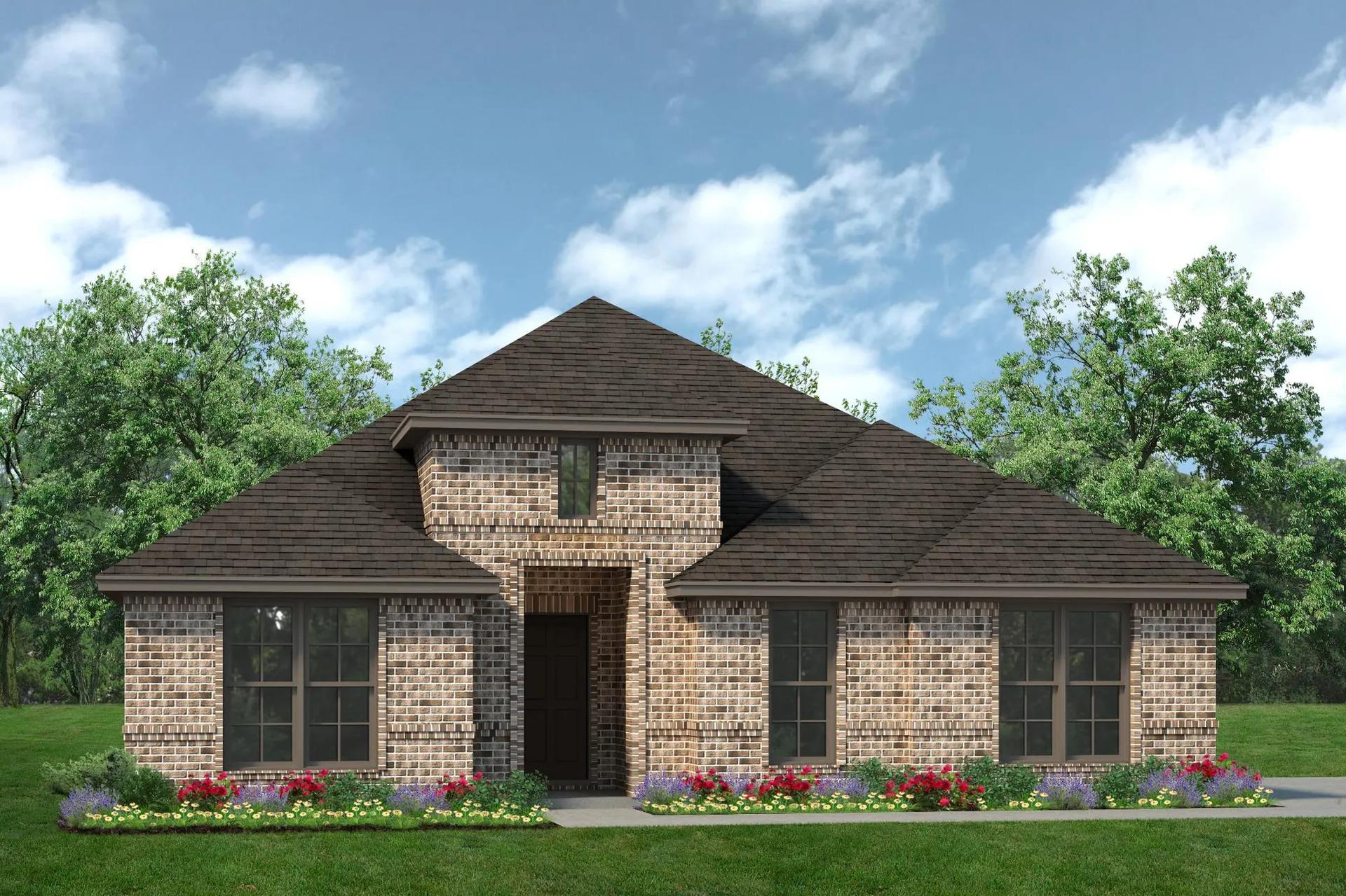 2186 B with Outswing. 2,205sf New Home in Weatherford, TX