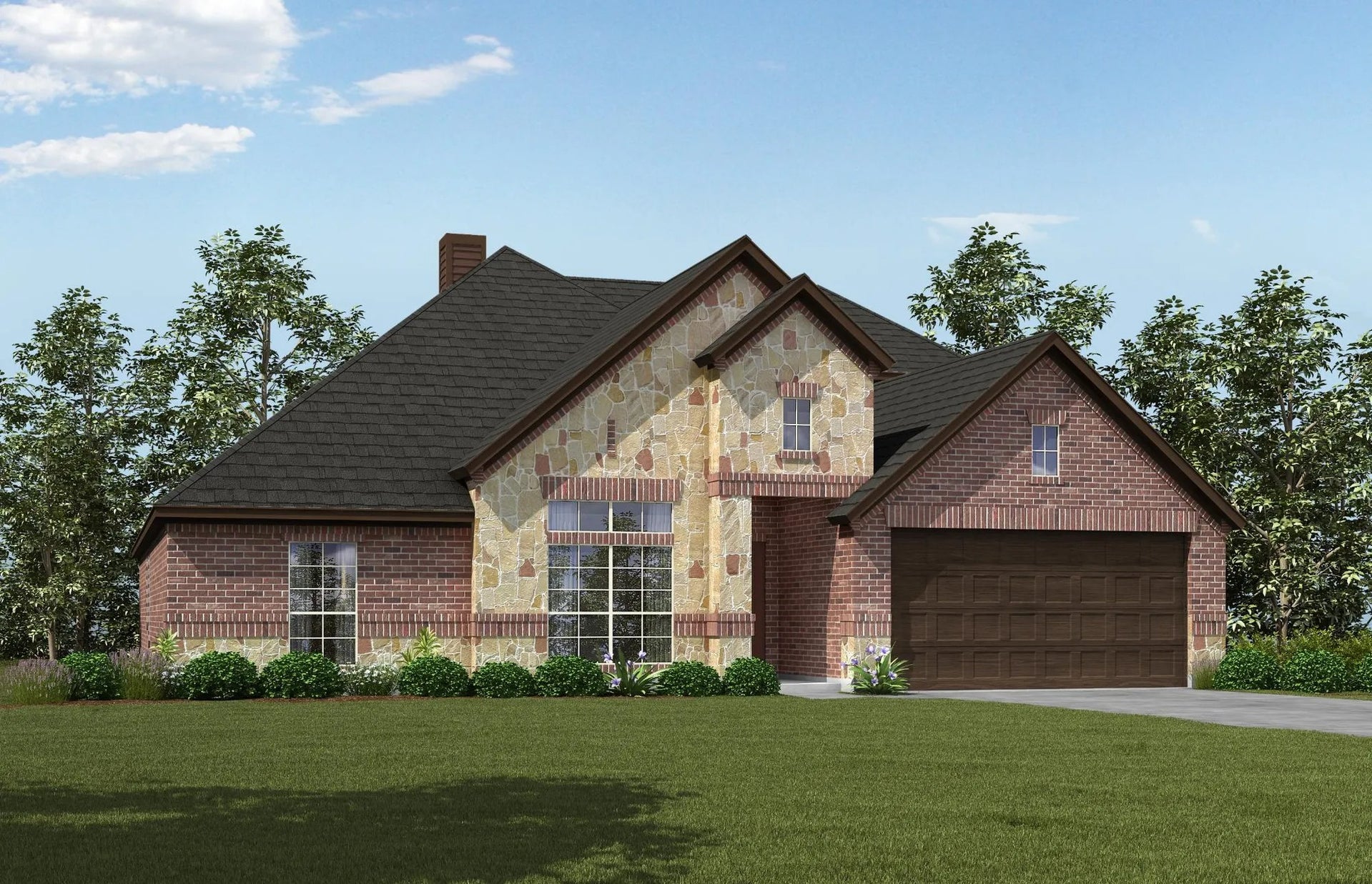 2379 C with Stone. 2,403sf New Home