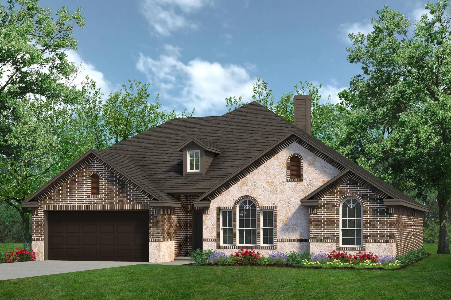 2393 A with Stone. Concept 2393 Home with 3 Bedrooms