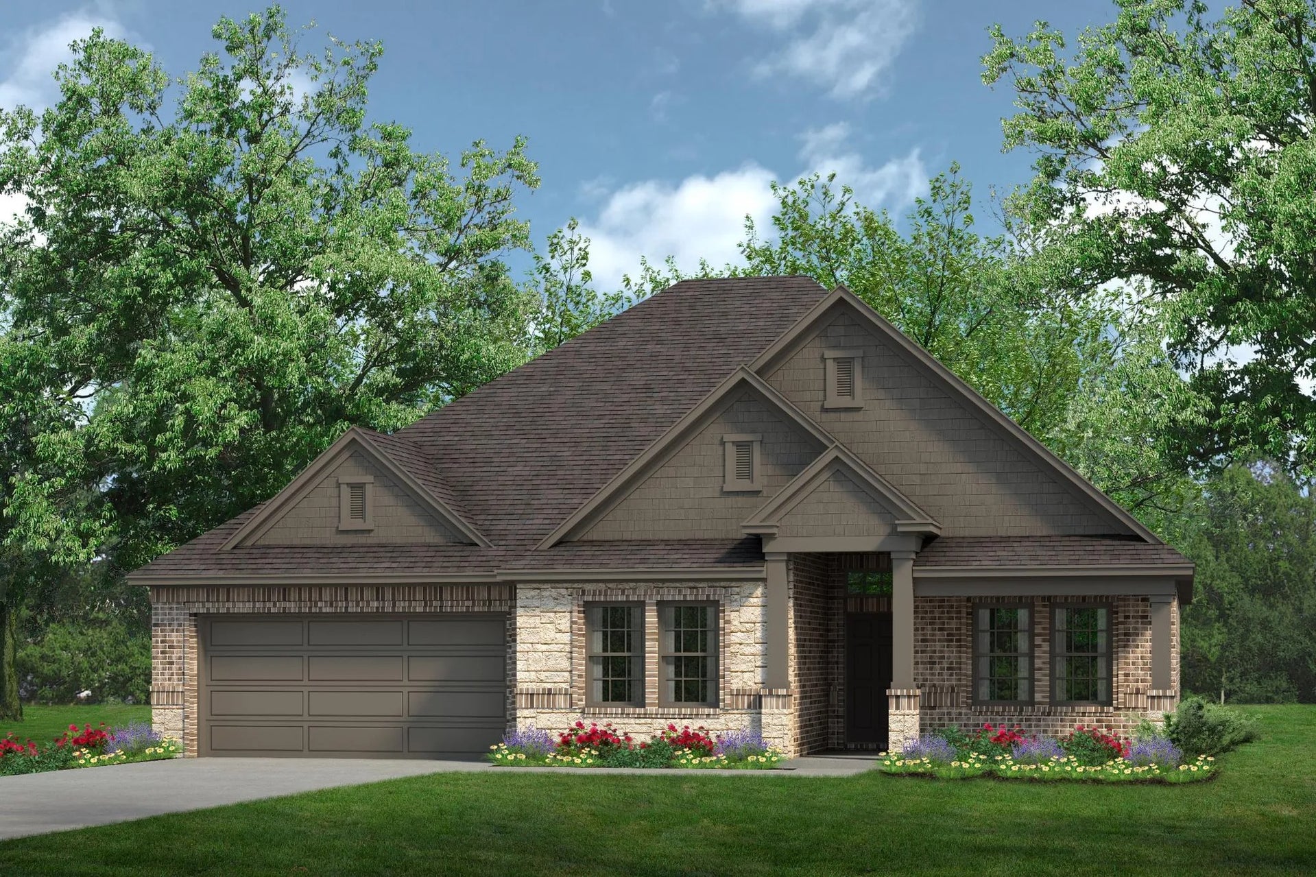 2434 D with Stone. 2,434sf New Home in Godley, TX