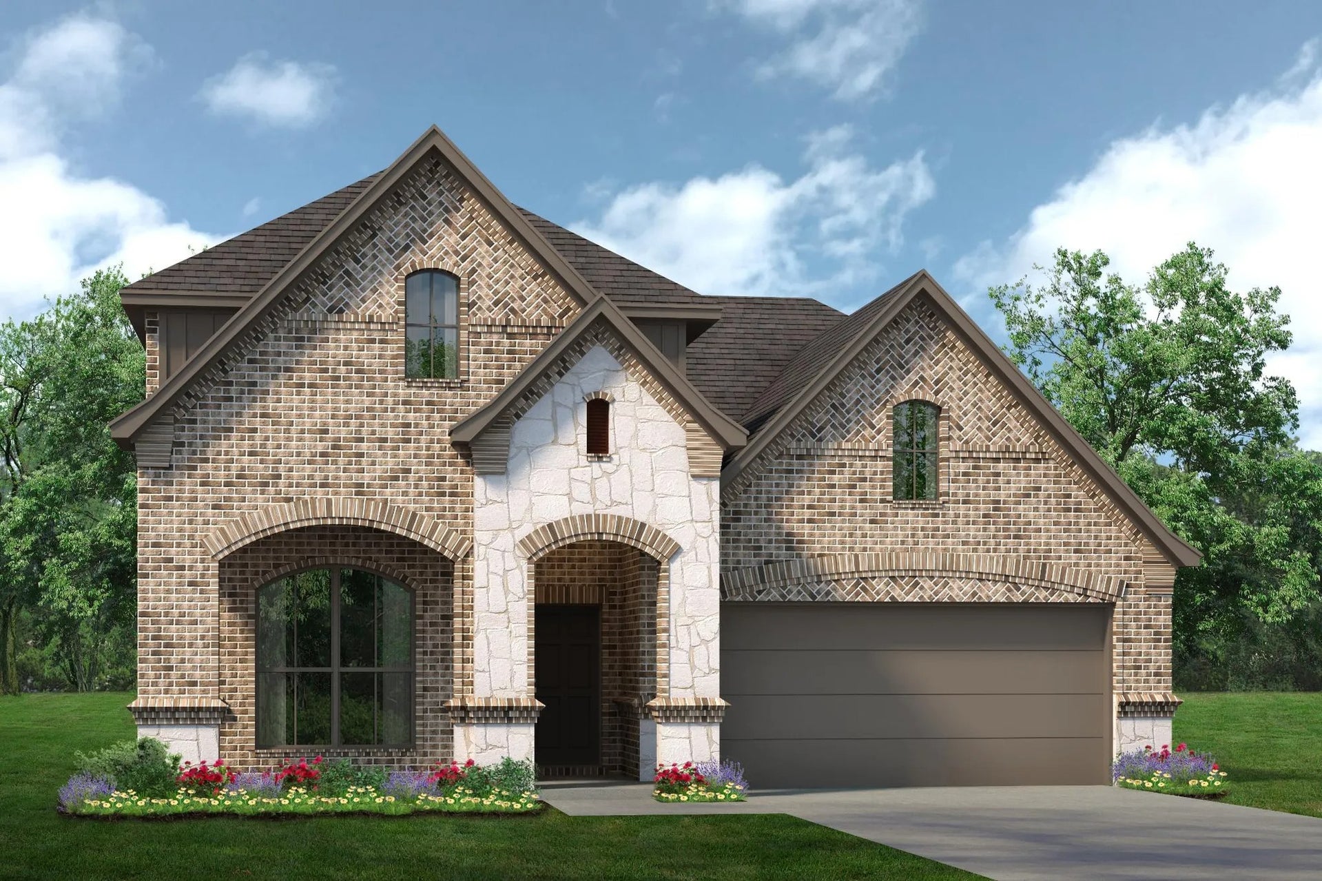 2440 D with Stone. 3br New Home in Cleburne, TX