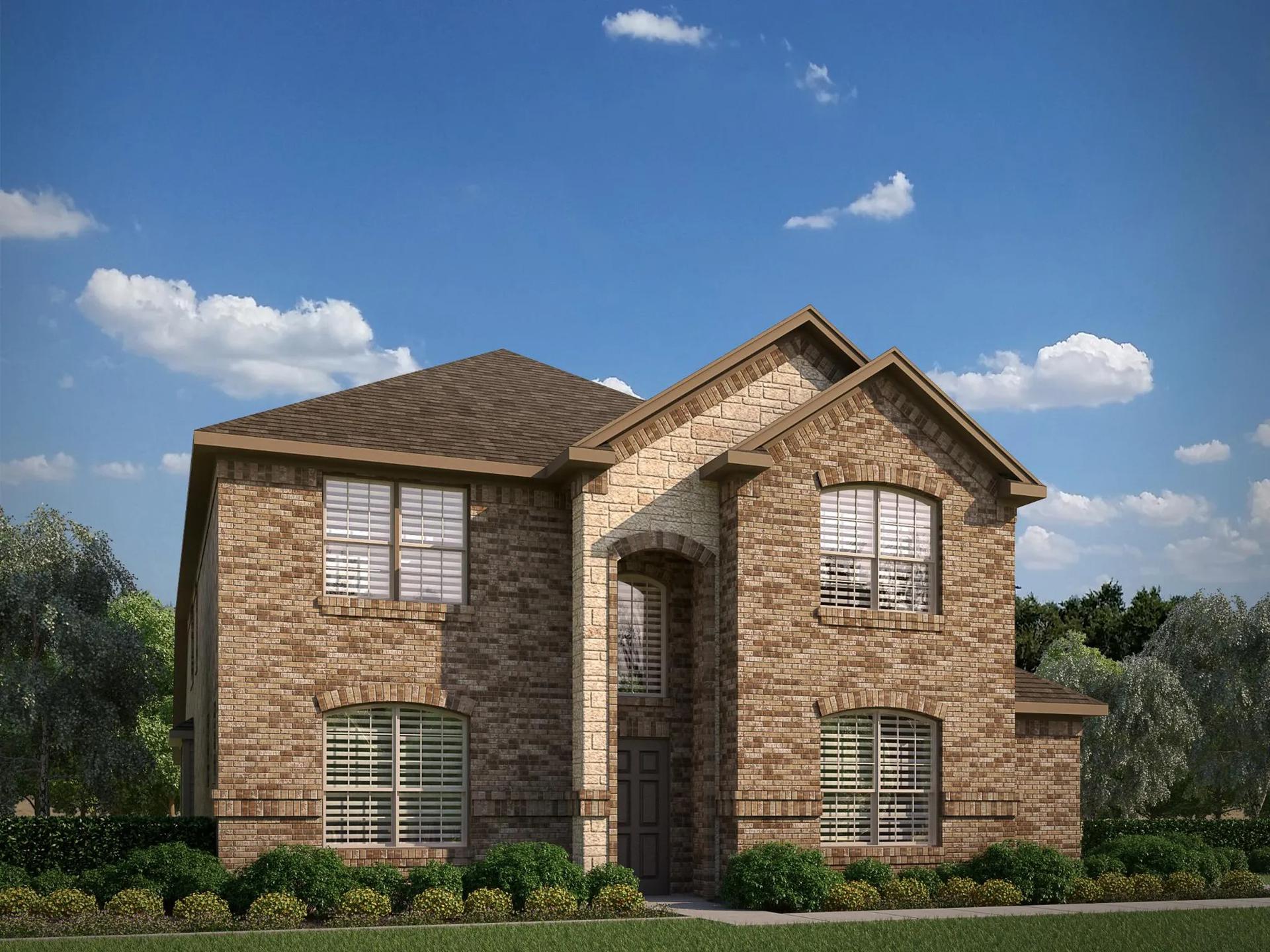 3106 A with Stone. Concept 3106 New Home Floor Plan