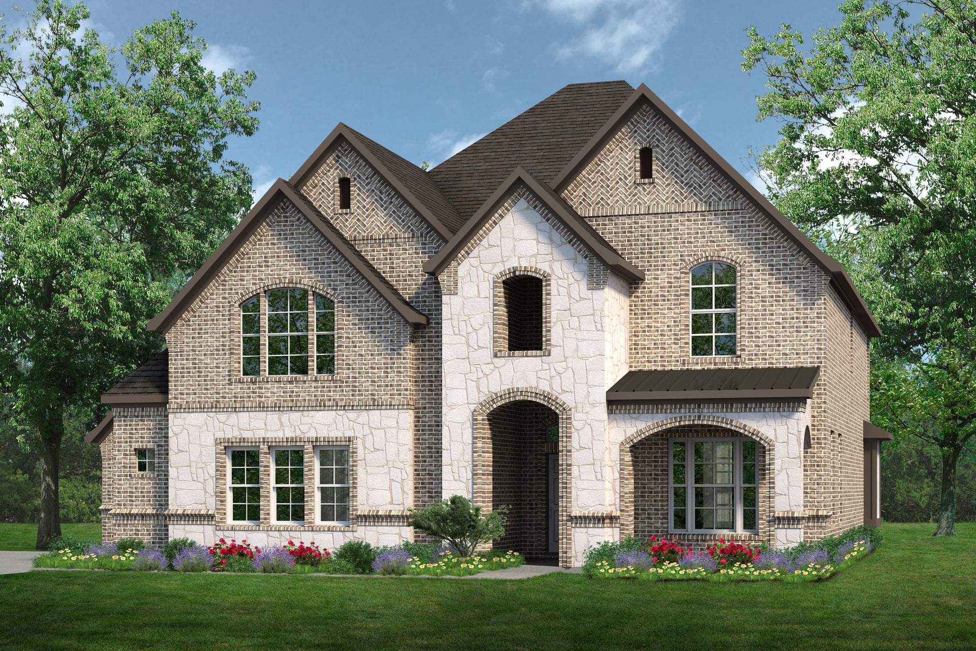 3115 C with Stone. Concept 3115 New Home Floor Plan