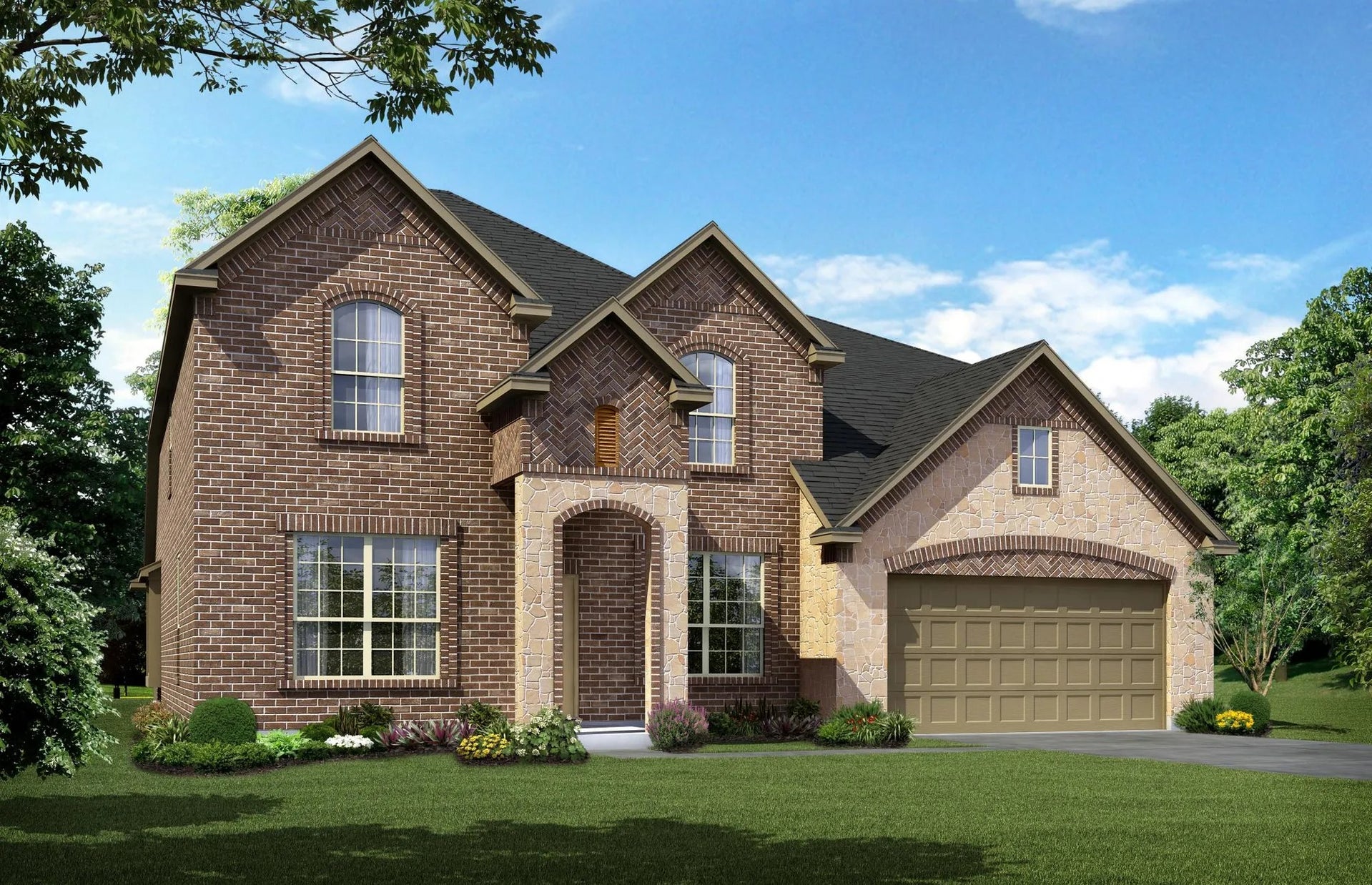 3218 C with Stone. 4br New Home in Joshua, TX