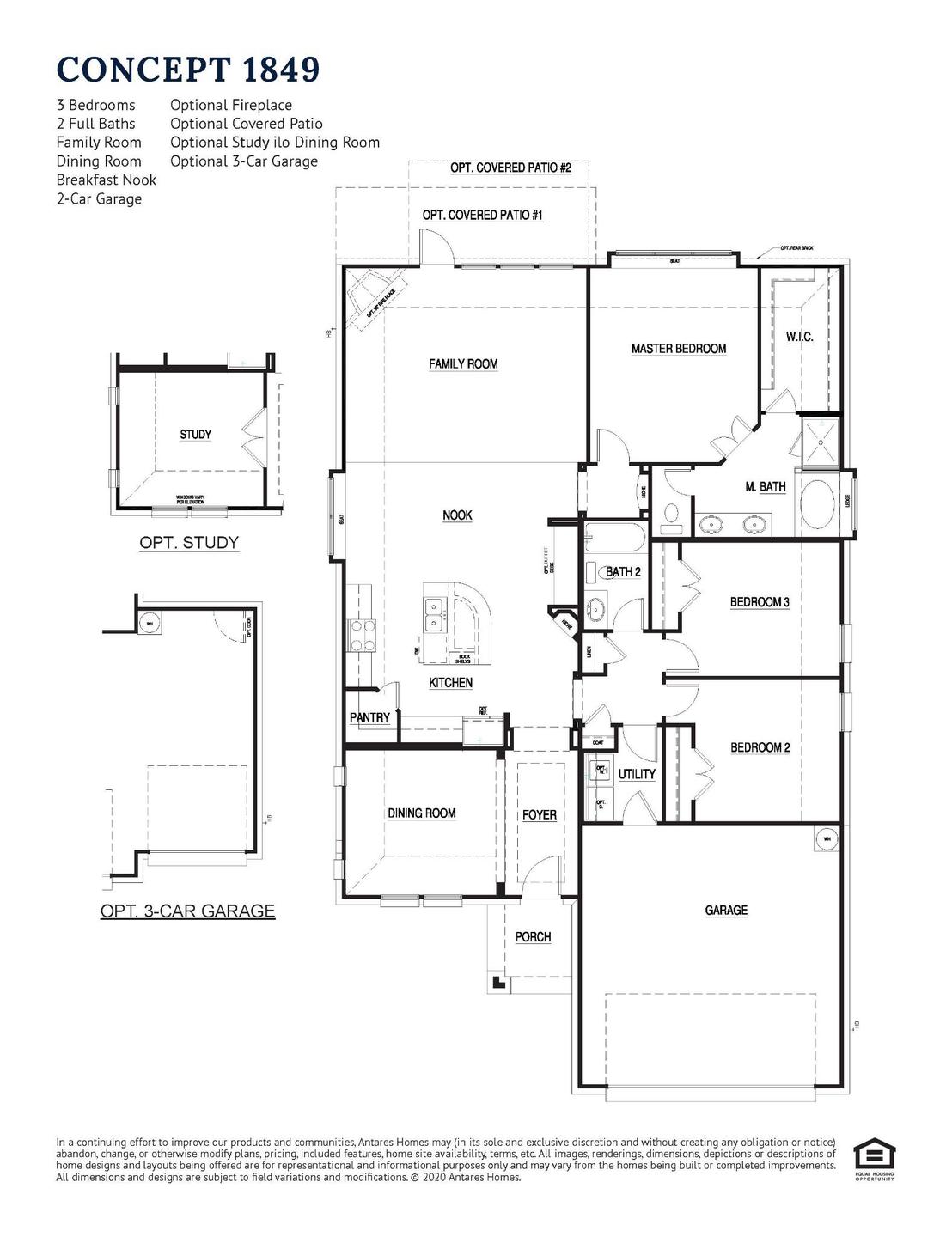 Concept 1849 New Home Floor Plan
