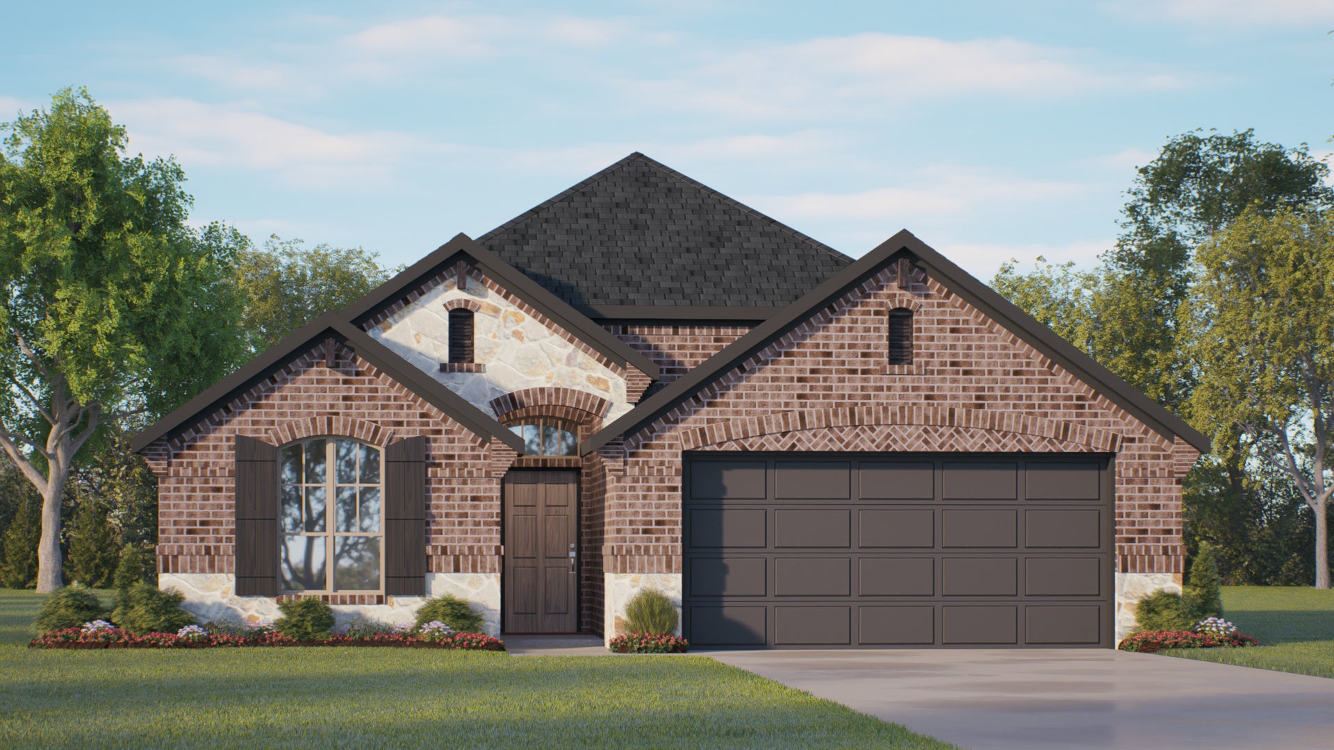 1503 C with Stone. Concept 1503 New Home Floor Plan