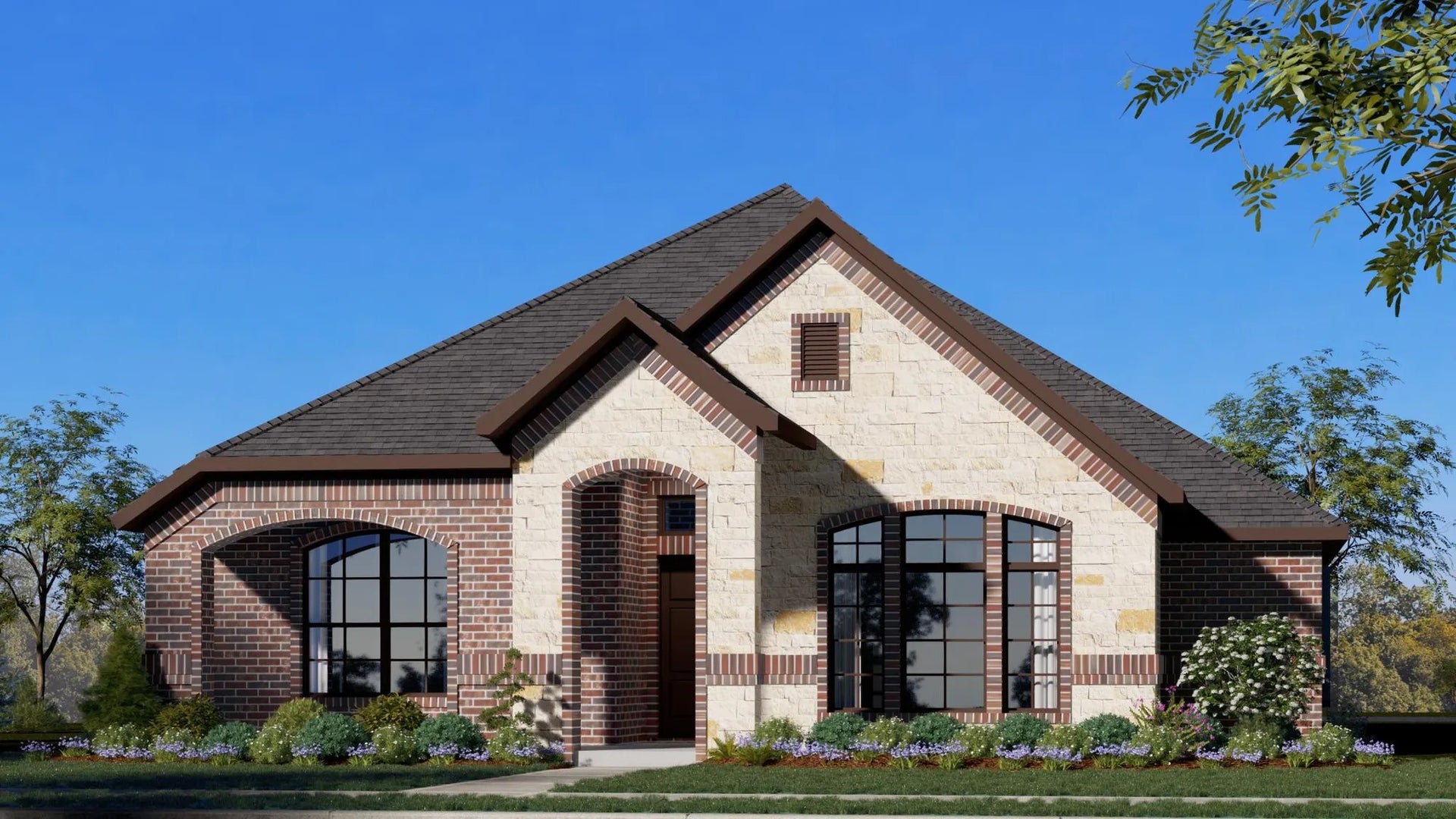 1578 D with Stone. Concept 1578 New Home in Heartland, TX