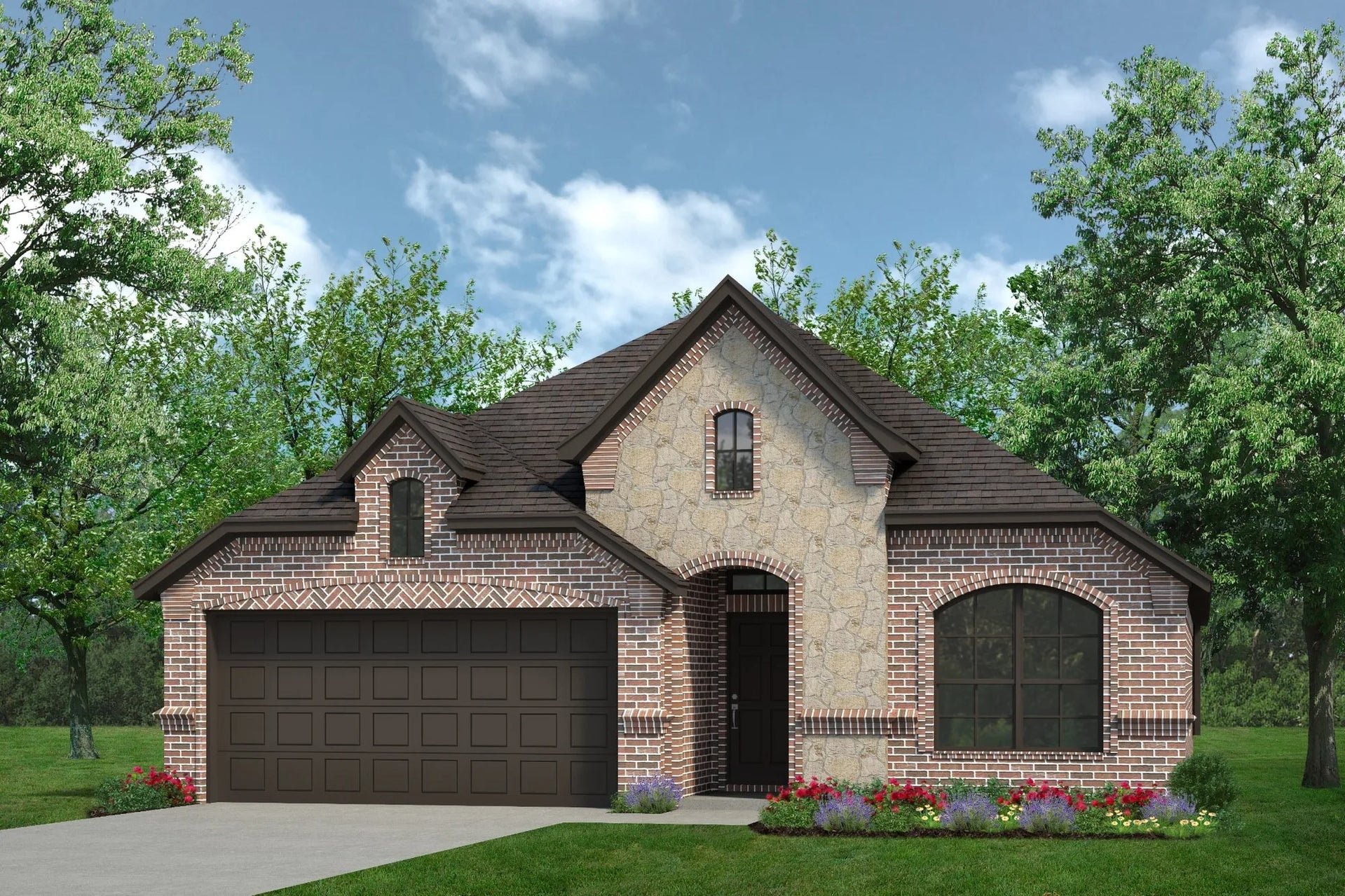 1912 C with Stone. 1,912sf New Home in Cleburne, TX