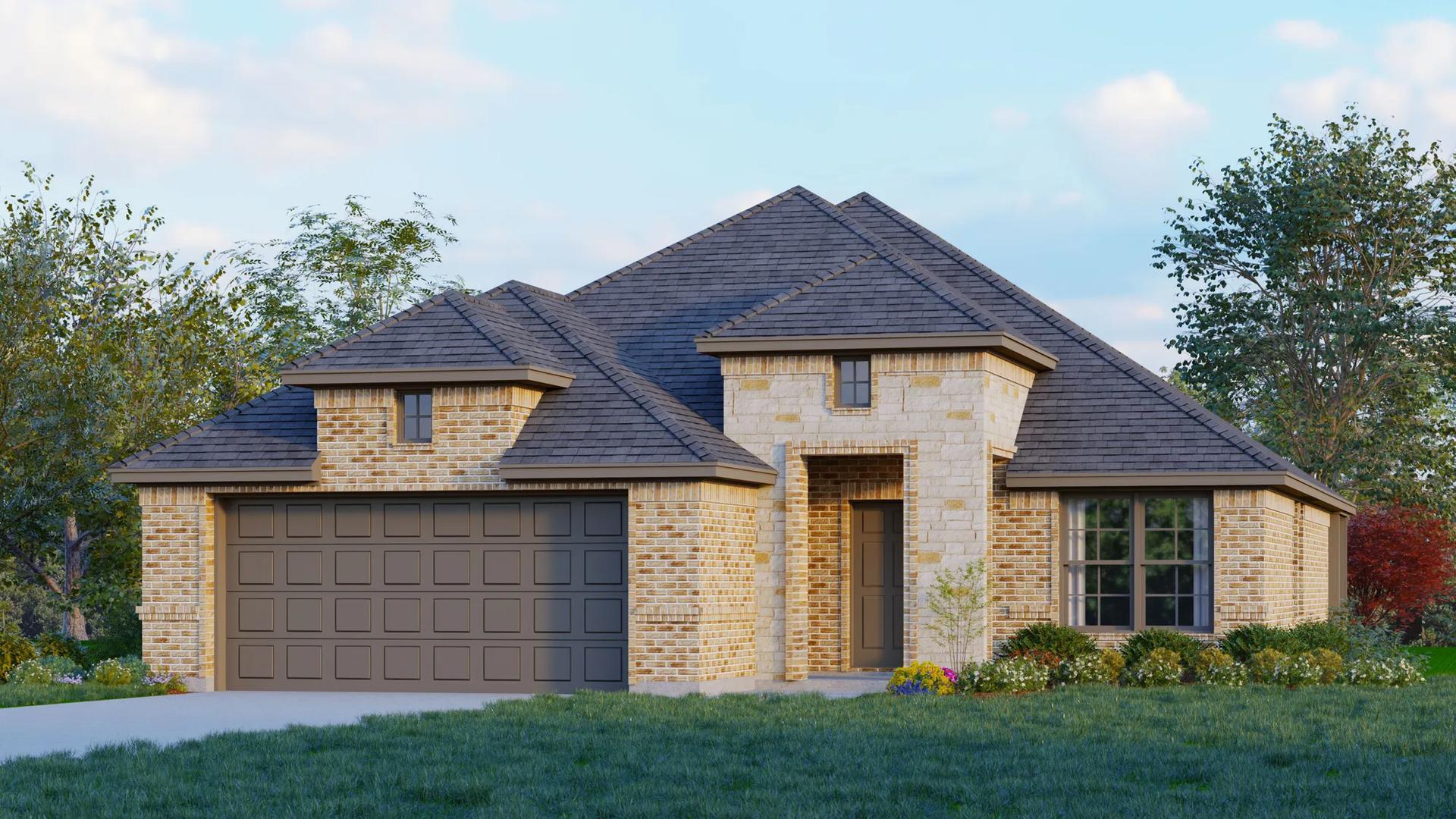 1991 A with Stone. 2,022sf New Home in Weatherford, TX