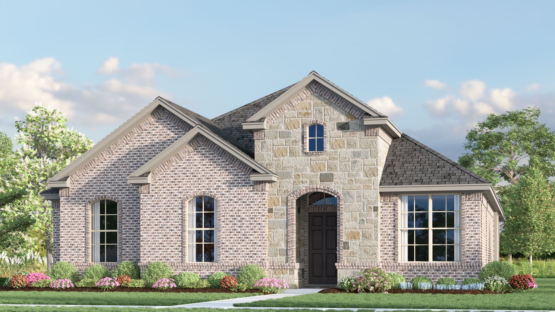 2129 F with Stone. Concept 2129 Home with 4 Bedrooms