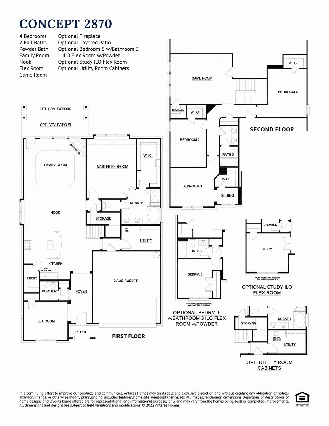 2870 floorplan. 5br New Home in Fort Worth, TX