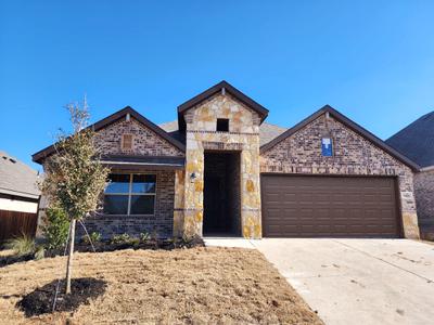 1730 D with Stone. New homes in Fort Worth, TX