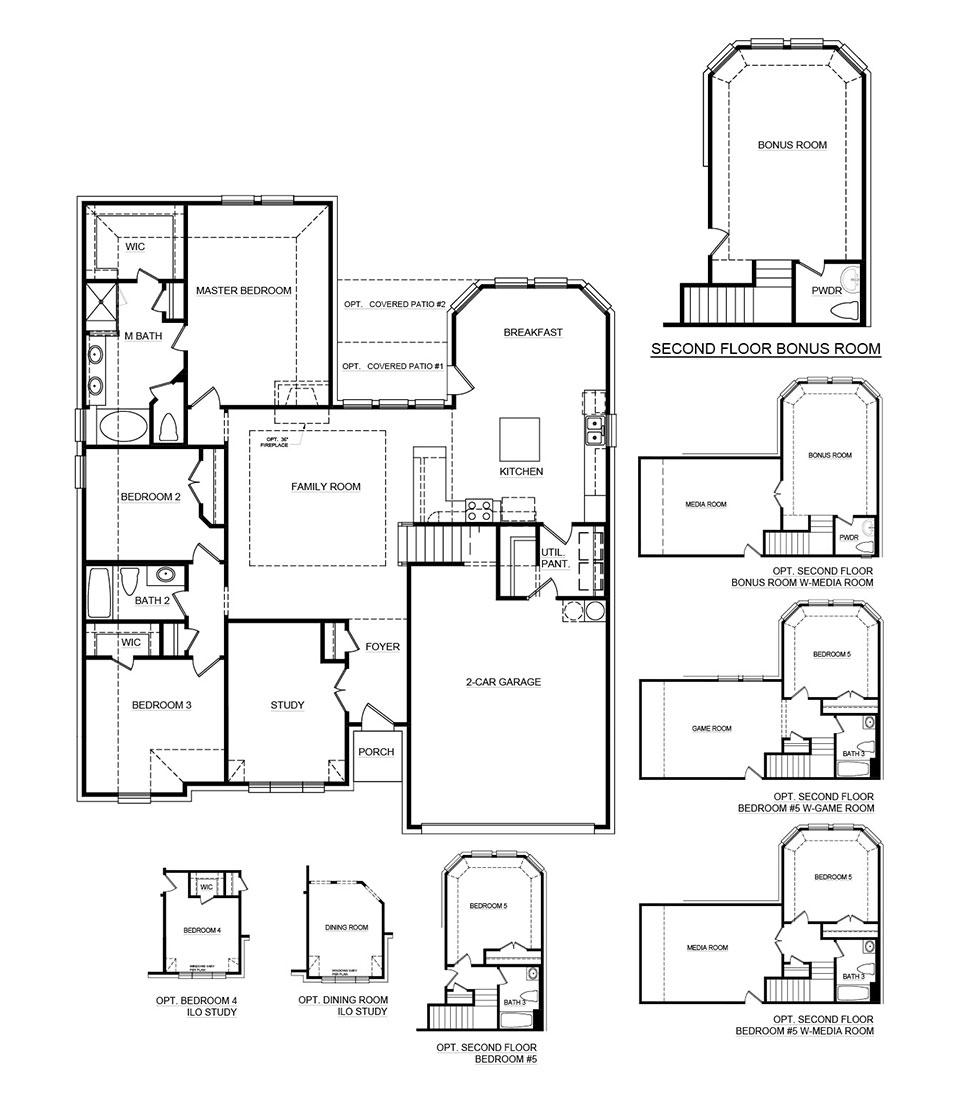 Concept 2393 Home with 3 Bedrooms