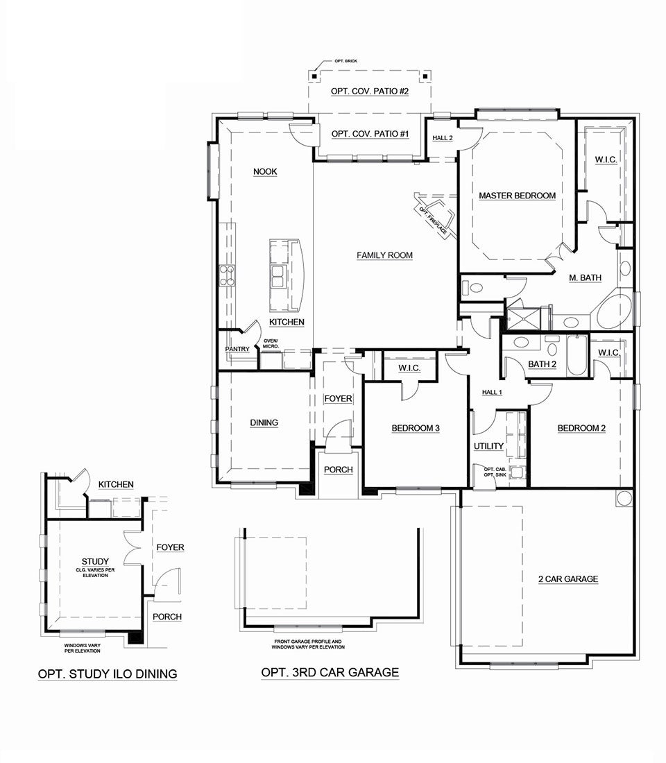 Concept 2123 Home with 3 Bedrooms