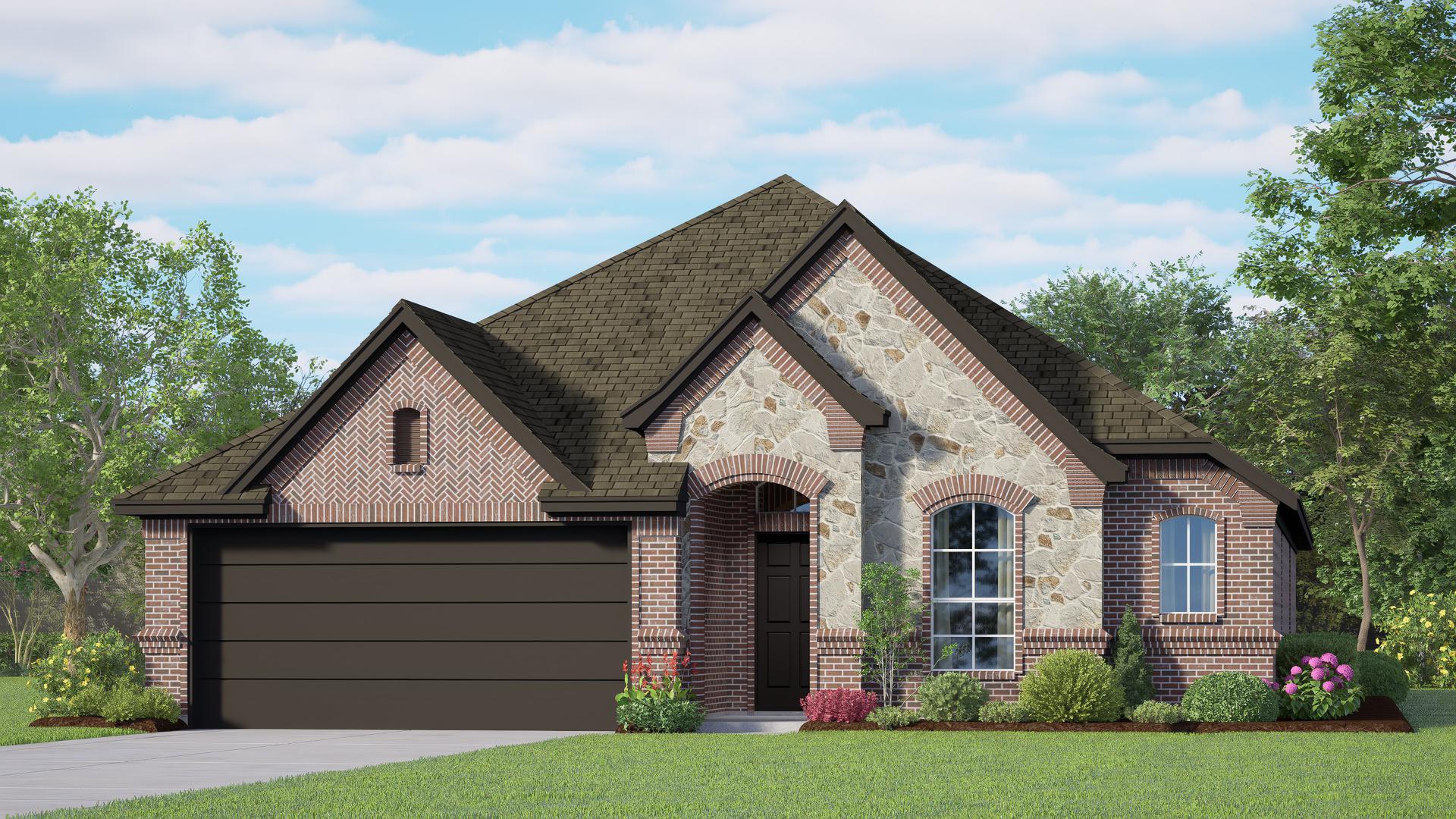 1730 D With Stone. Concept 1730 New Home Floor Plan