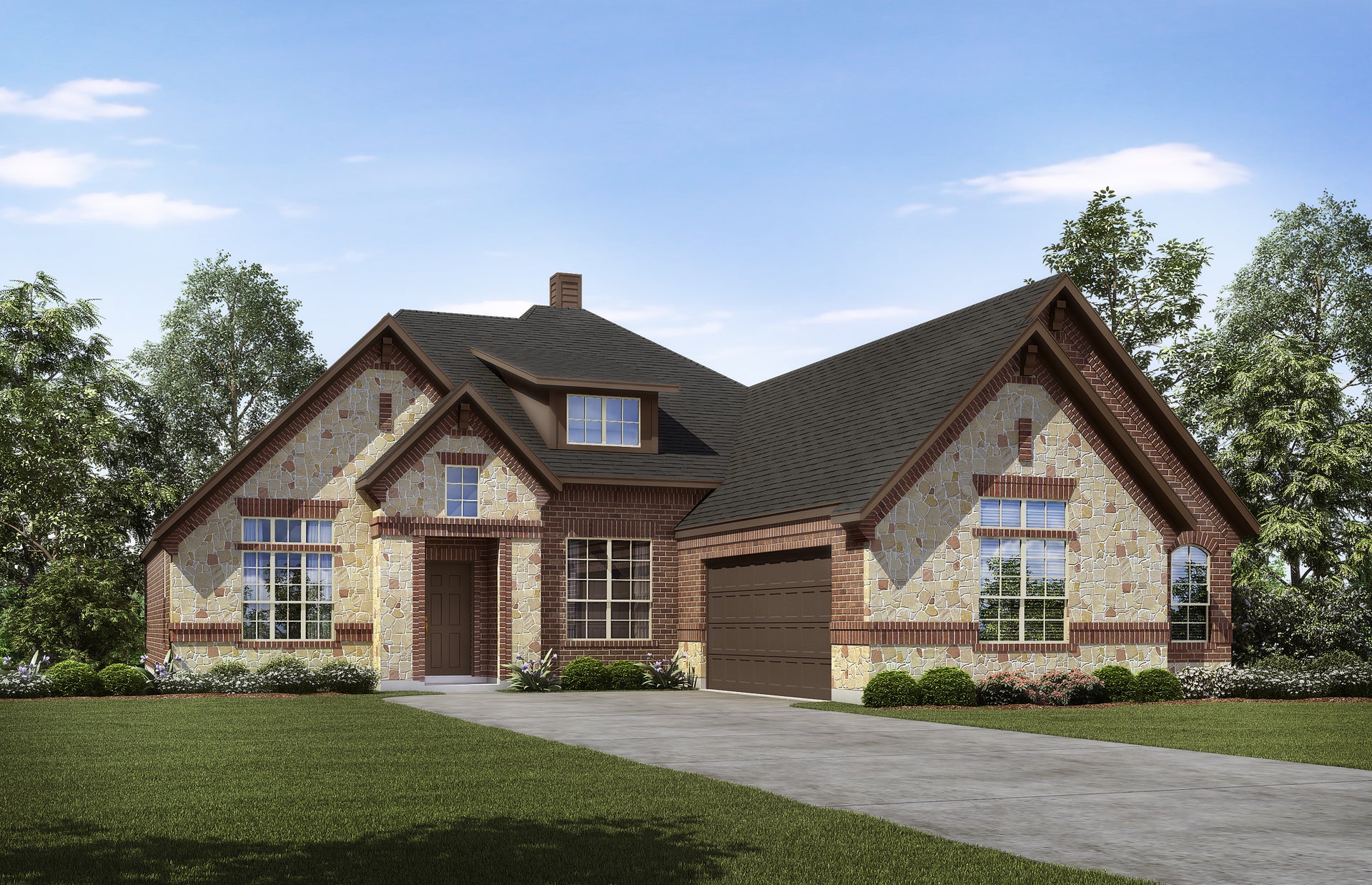 2267 C with Stone. Concept 2267 Home with 3 Bedrooms
