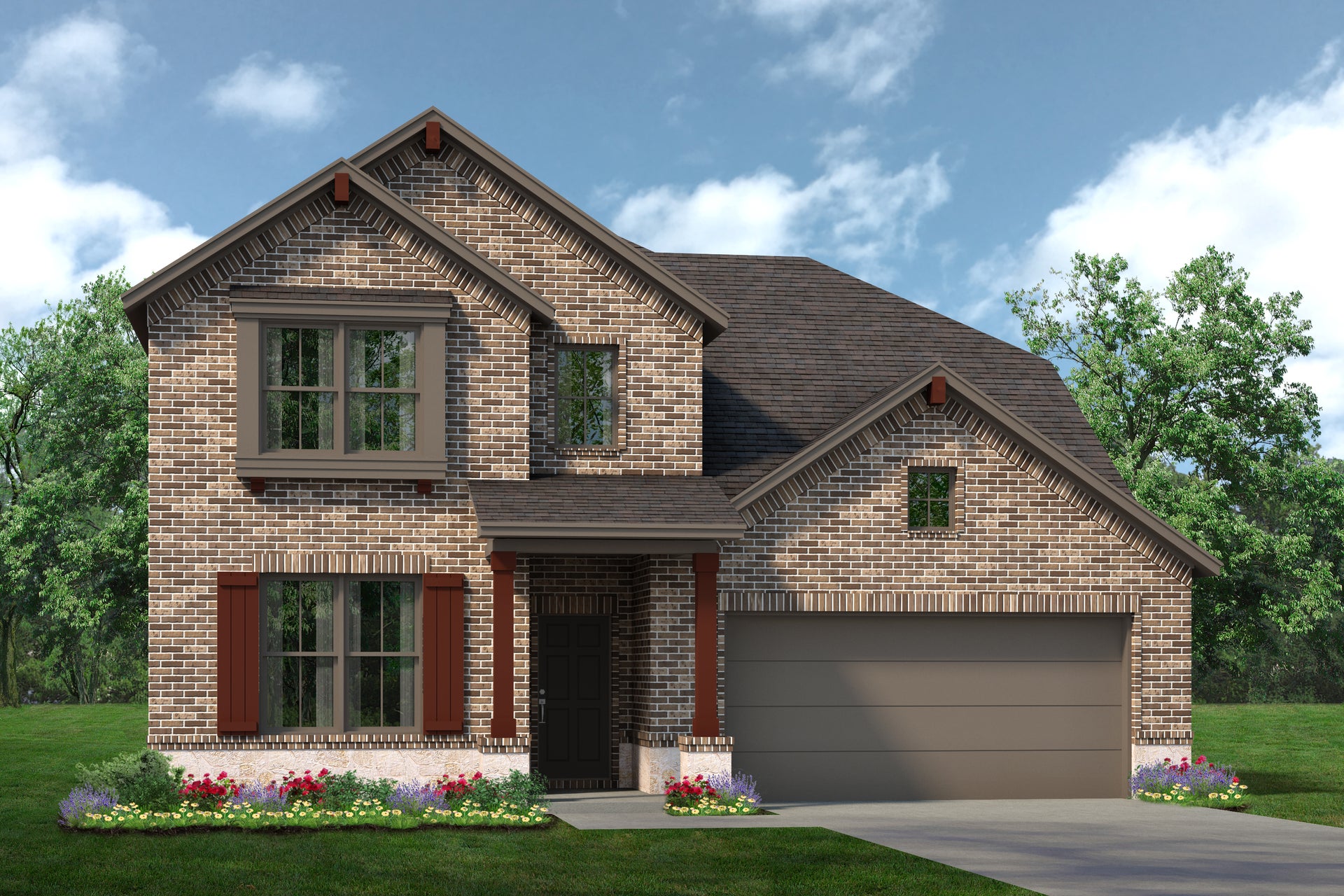 2440 C with Stone. 2,440sf New Home in Cleburne, TX