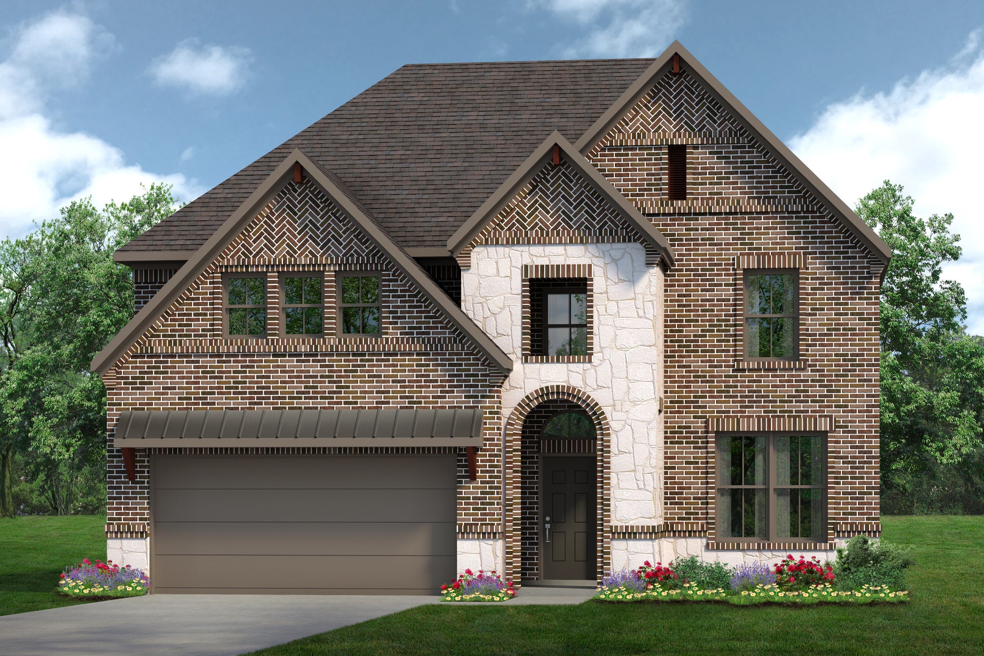 2844 C with Stone. Crowley, TX New Home