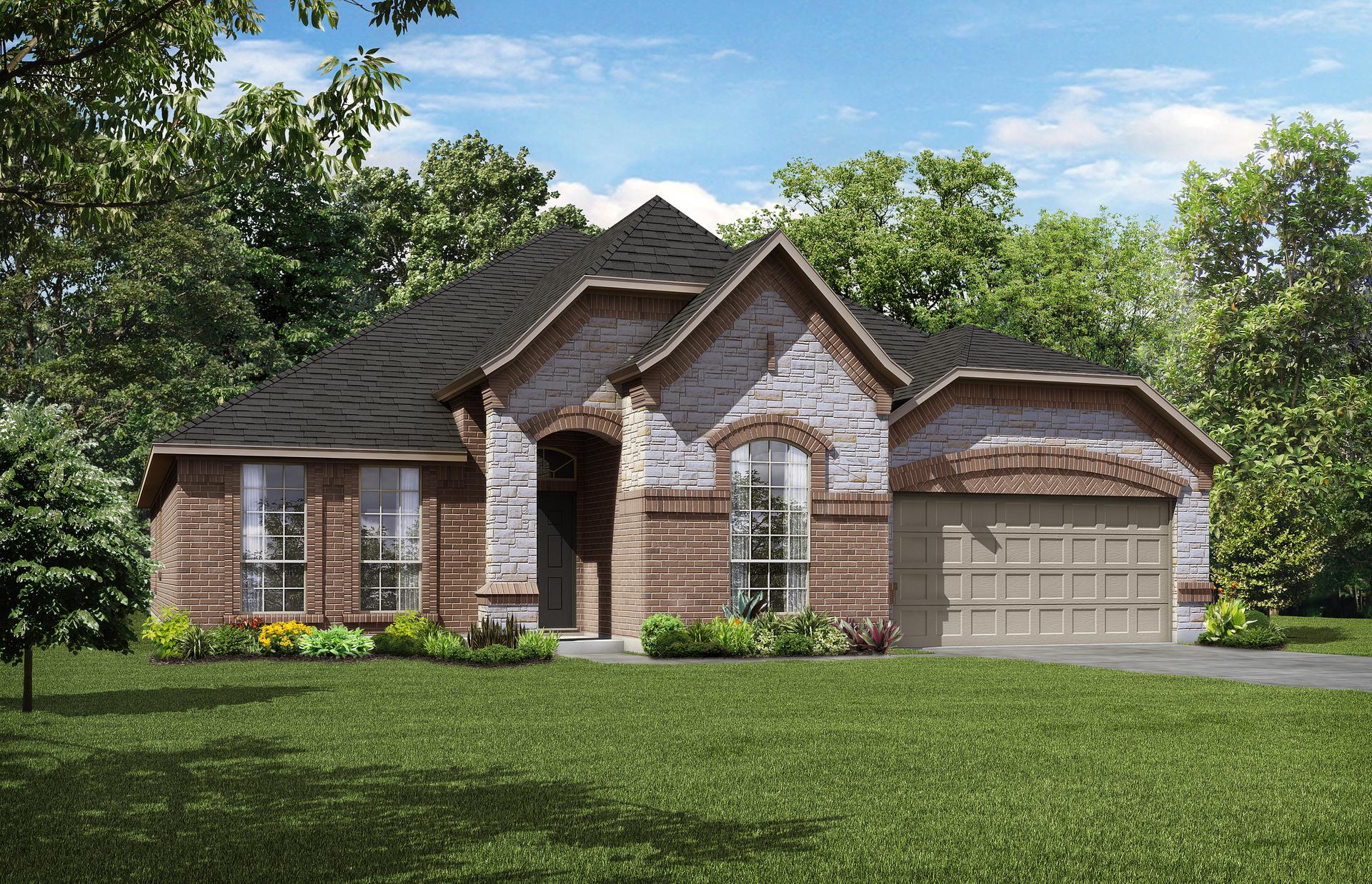 2671 B with Stone. Concept 2671 Home with 4 Bedrooms