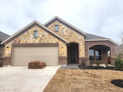 1849 C with Stone. Texas Home Builder