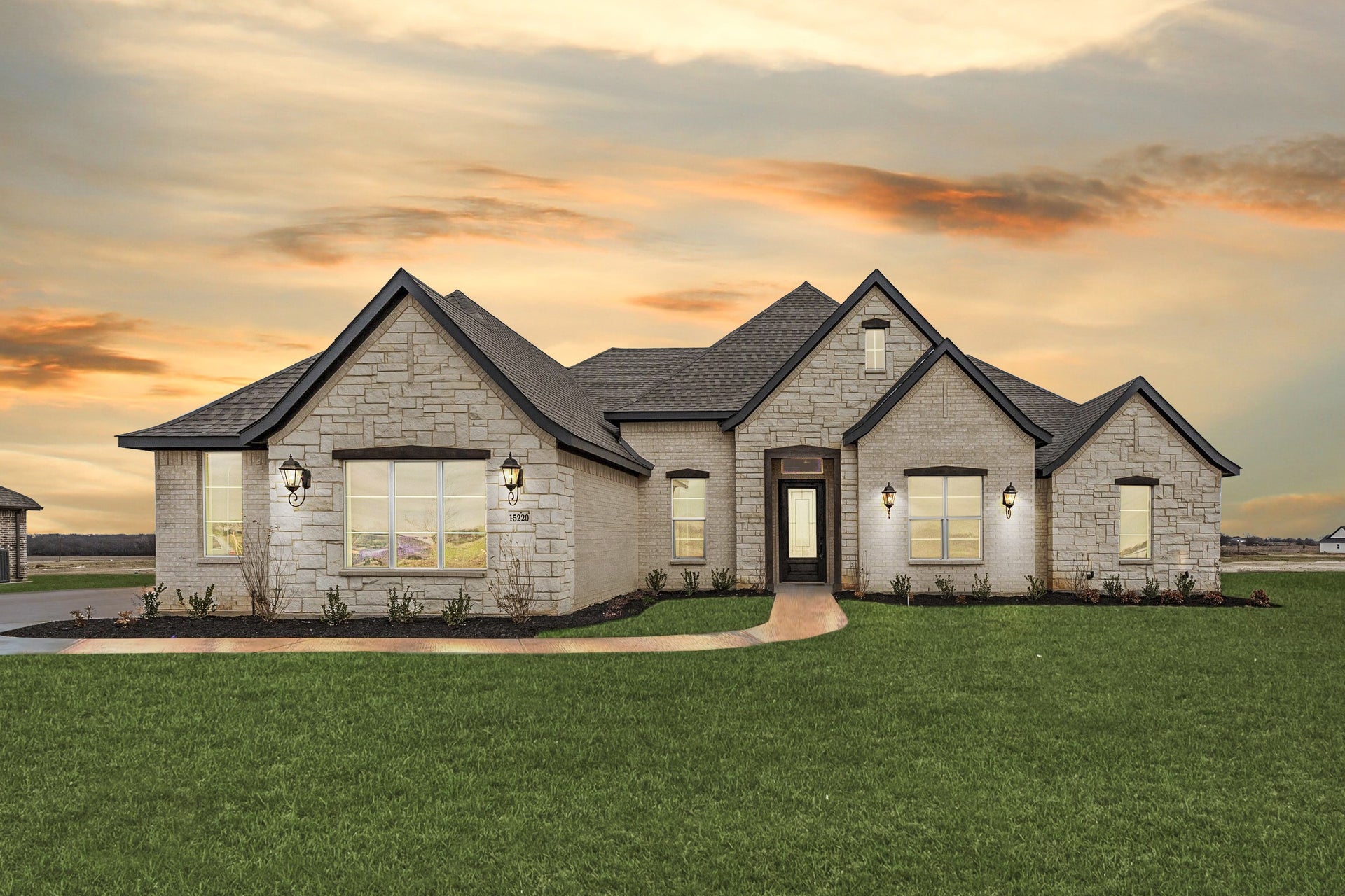 2623 B with Stone. New Fairview, TX New Home