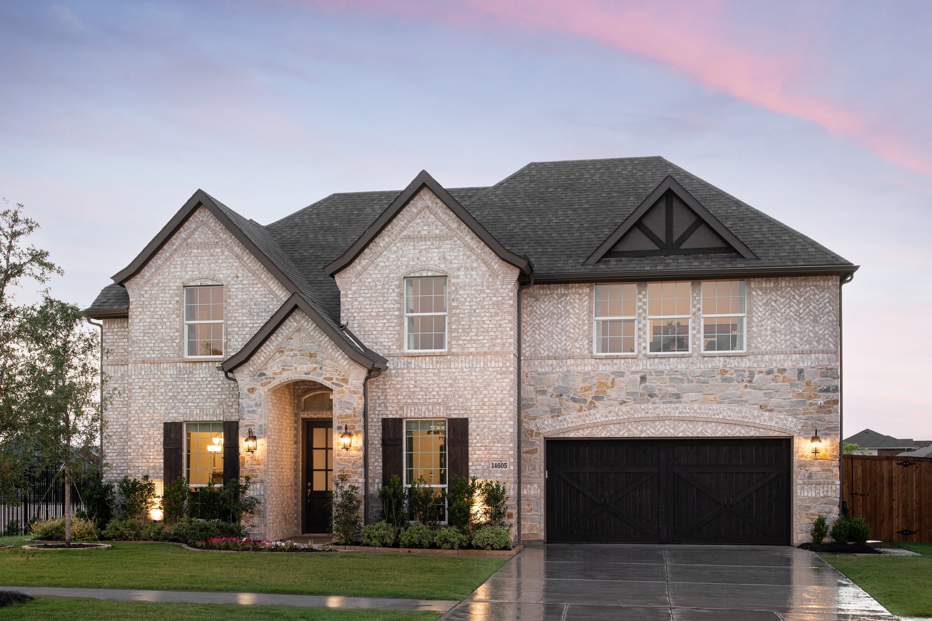 3135 A with Stone. Midlothian, TX New Home