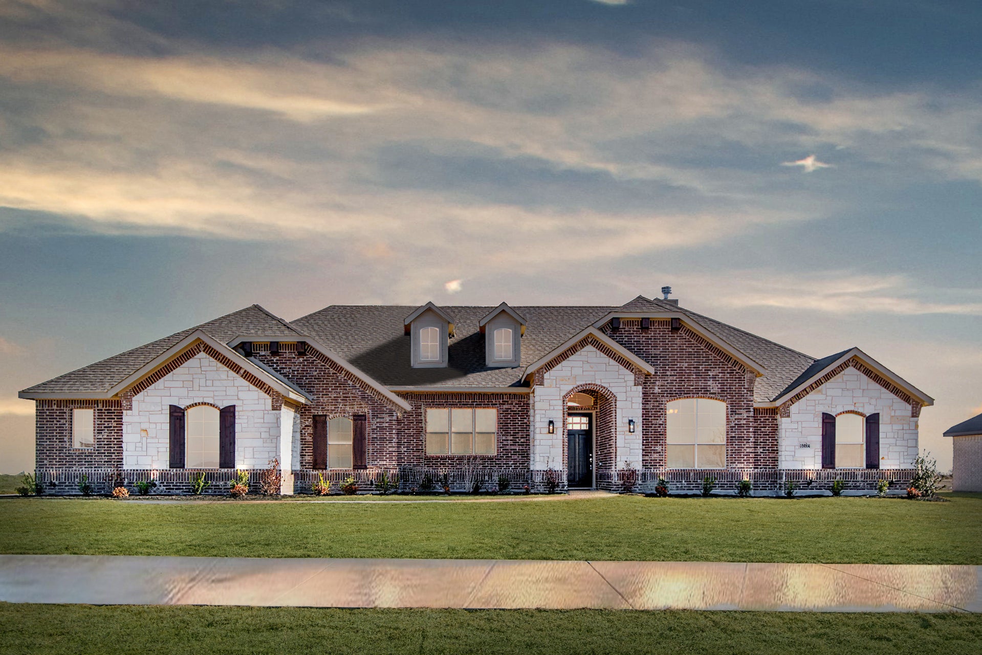 2797 A with Stone. New Fairview, TX New Home