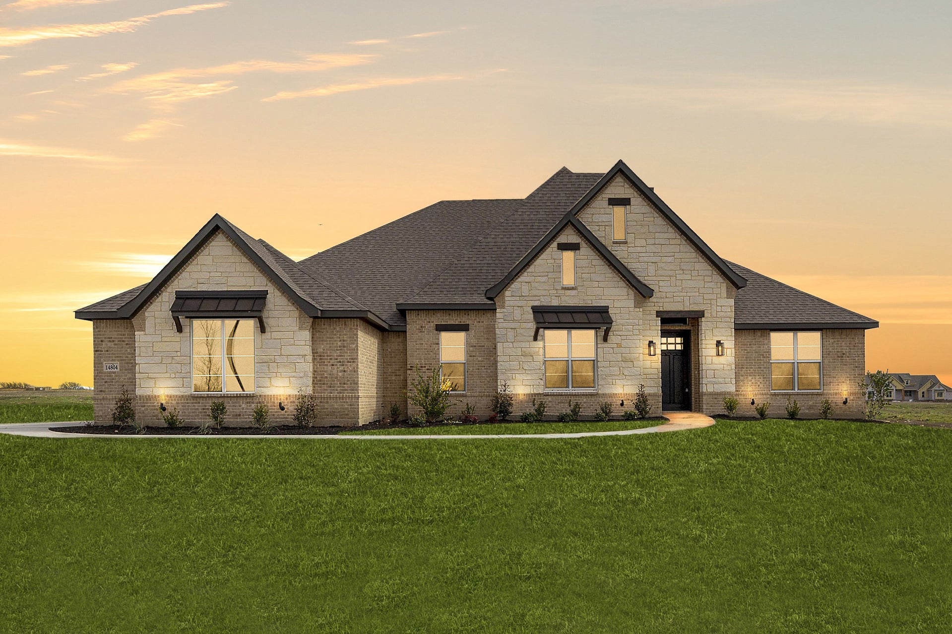 3141 B with Stone. New Fairview, TX New Home