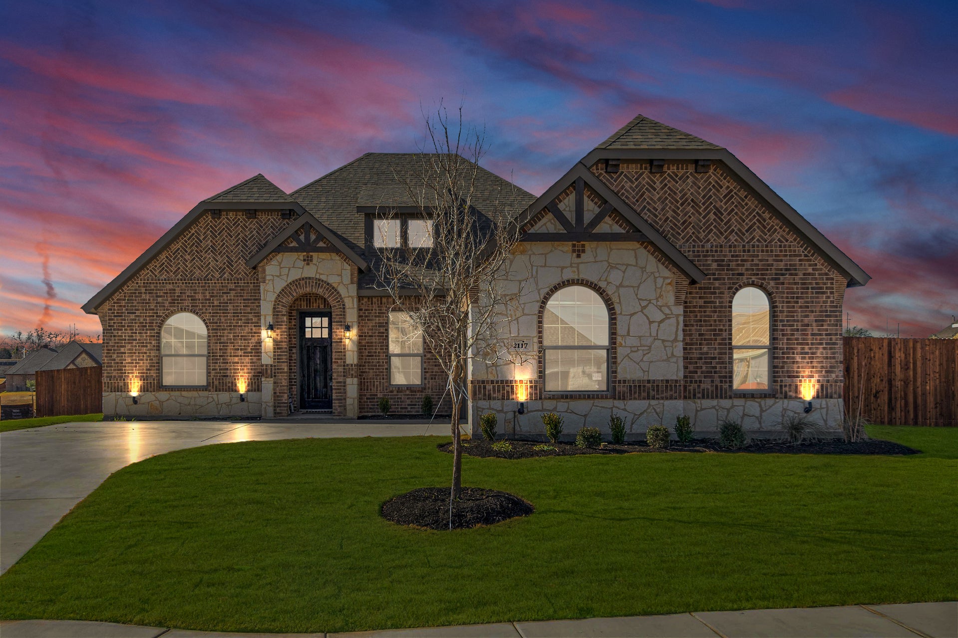 2404 C with Stone. 3br New Home in Midlothian, TX