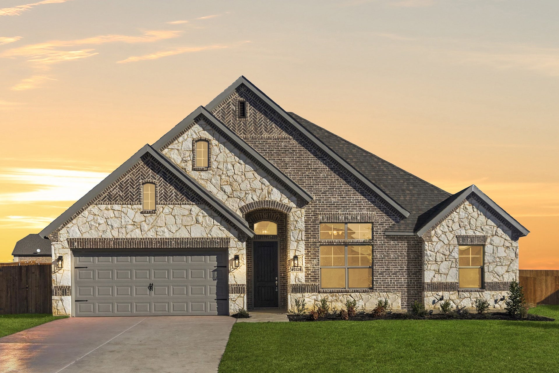 2027 C with Stone. 2,069sf New Home in Godley, TX