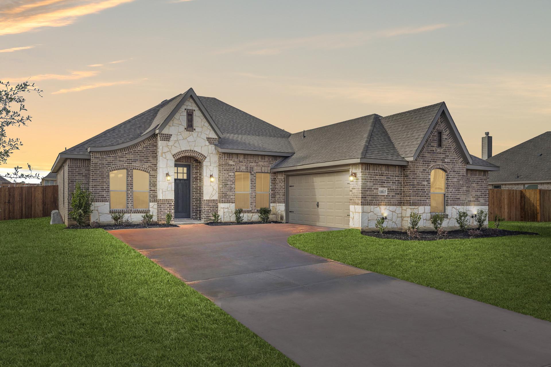 2267 A with Stone. New Home in Waxahachie, TX