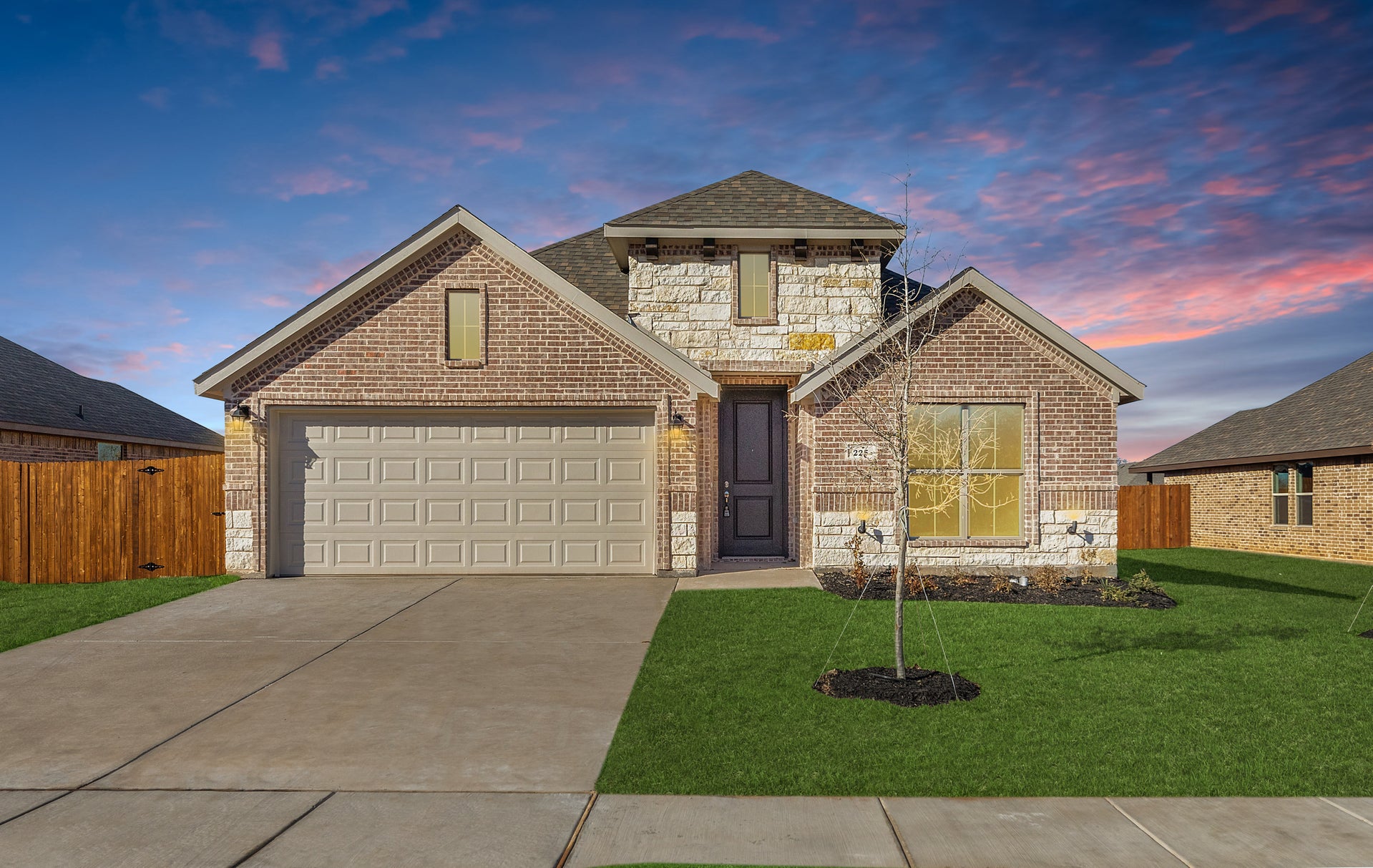 1912 B with Stone. 4br New Home in Fort Worth, TX