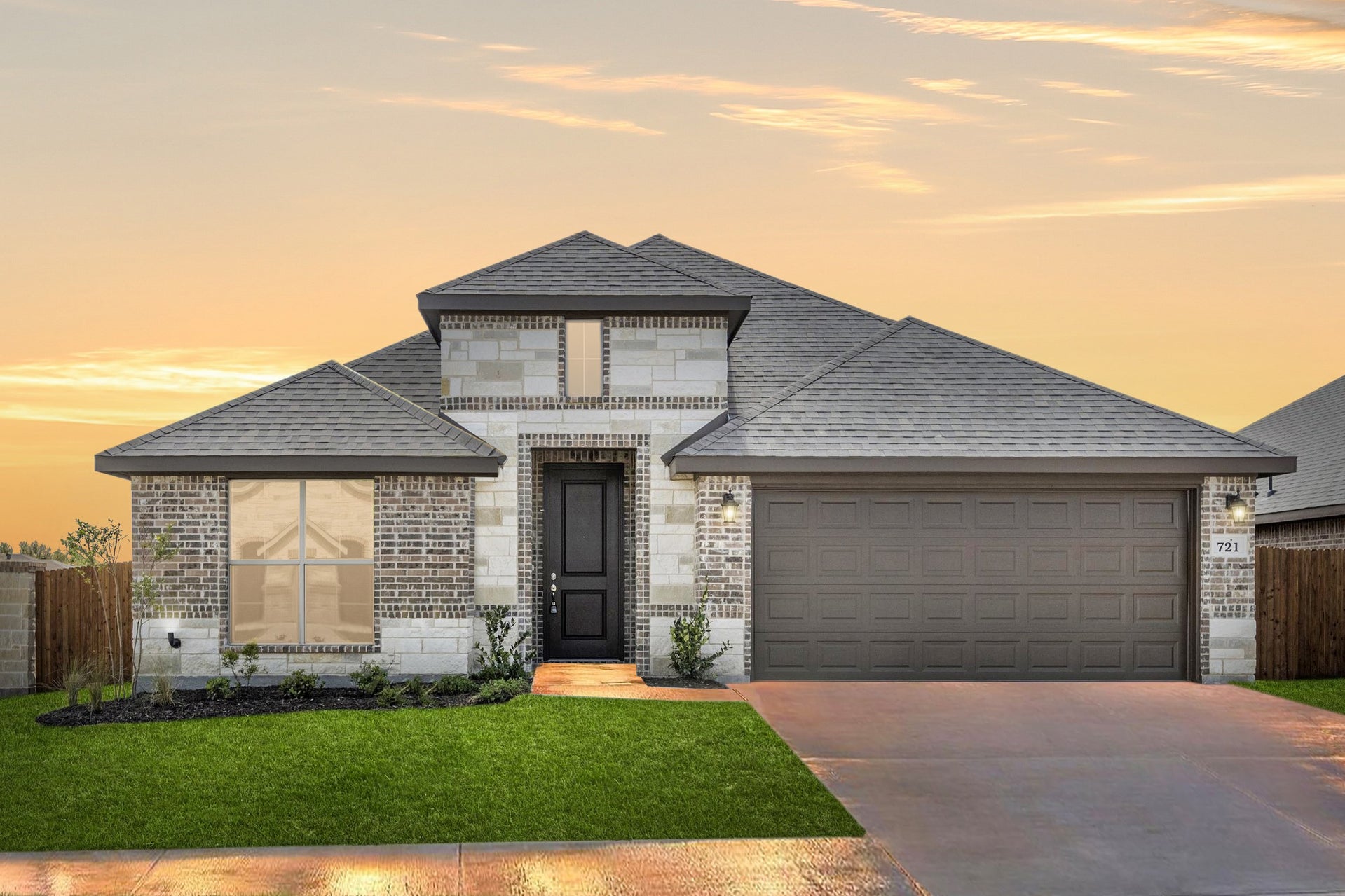 2186 C with Stone. 4br New Home in Fort Worth, TX