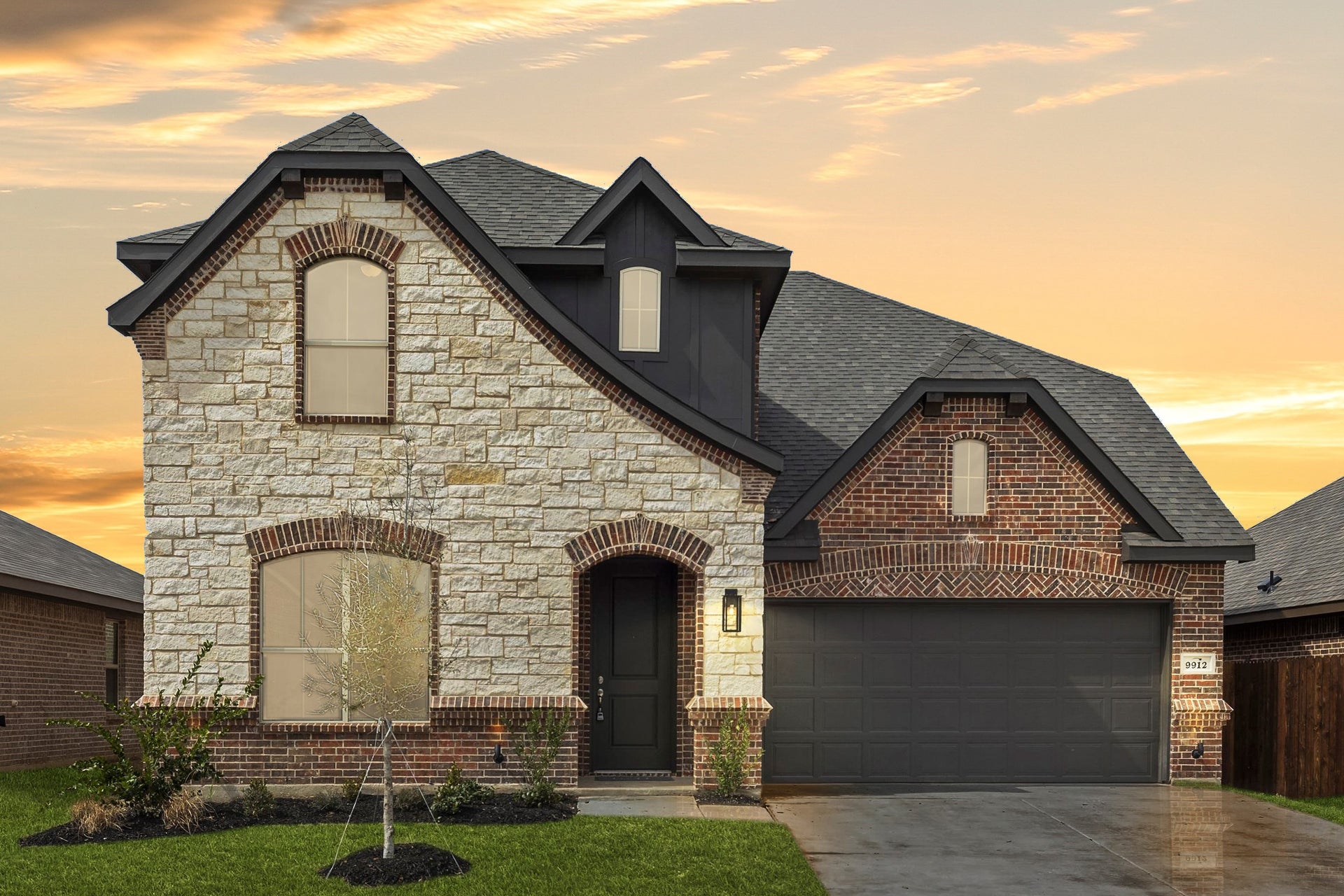 2870 C with Stone. 4br New Home in Fort Worth, TX