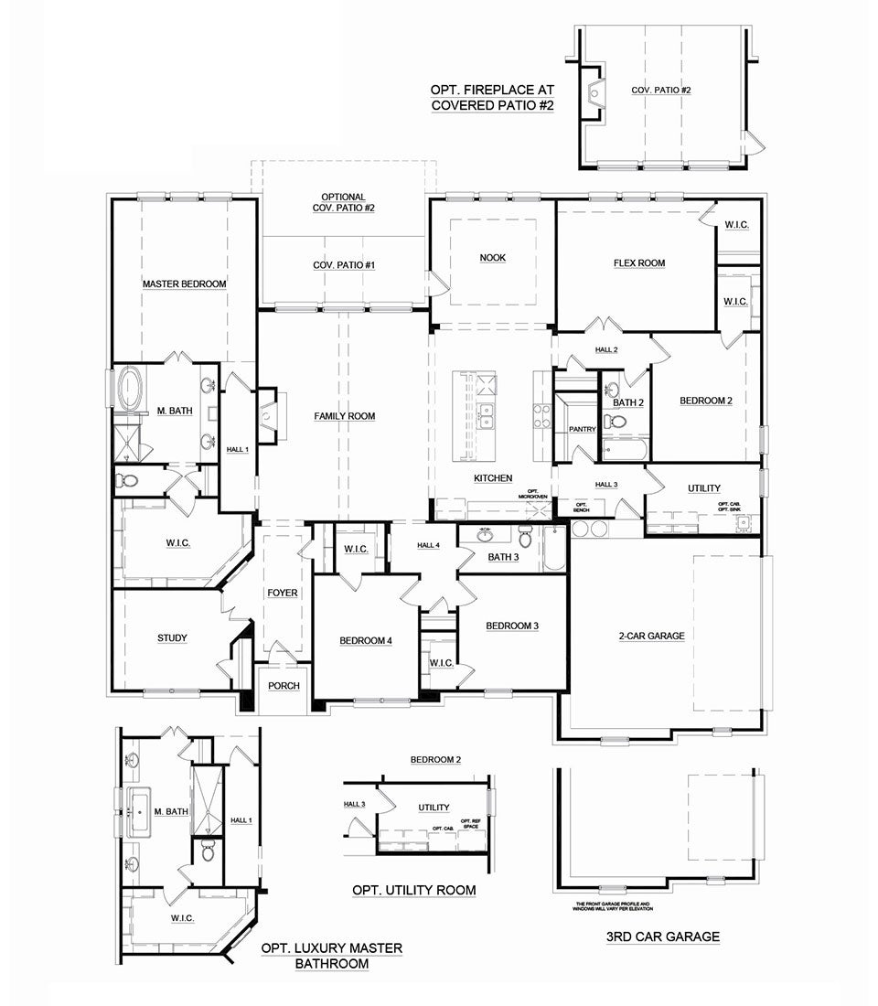 Concept 3141 Home with 4 Bedrooms