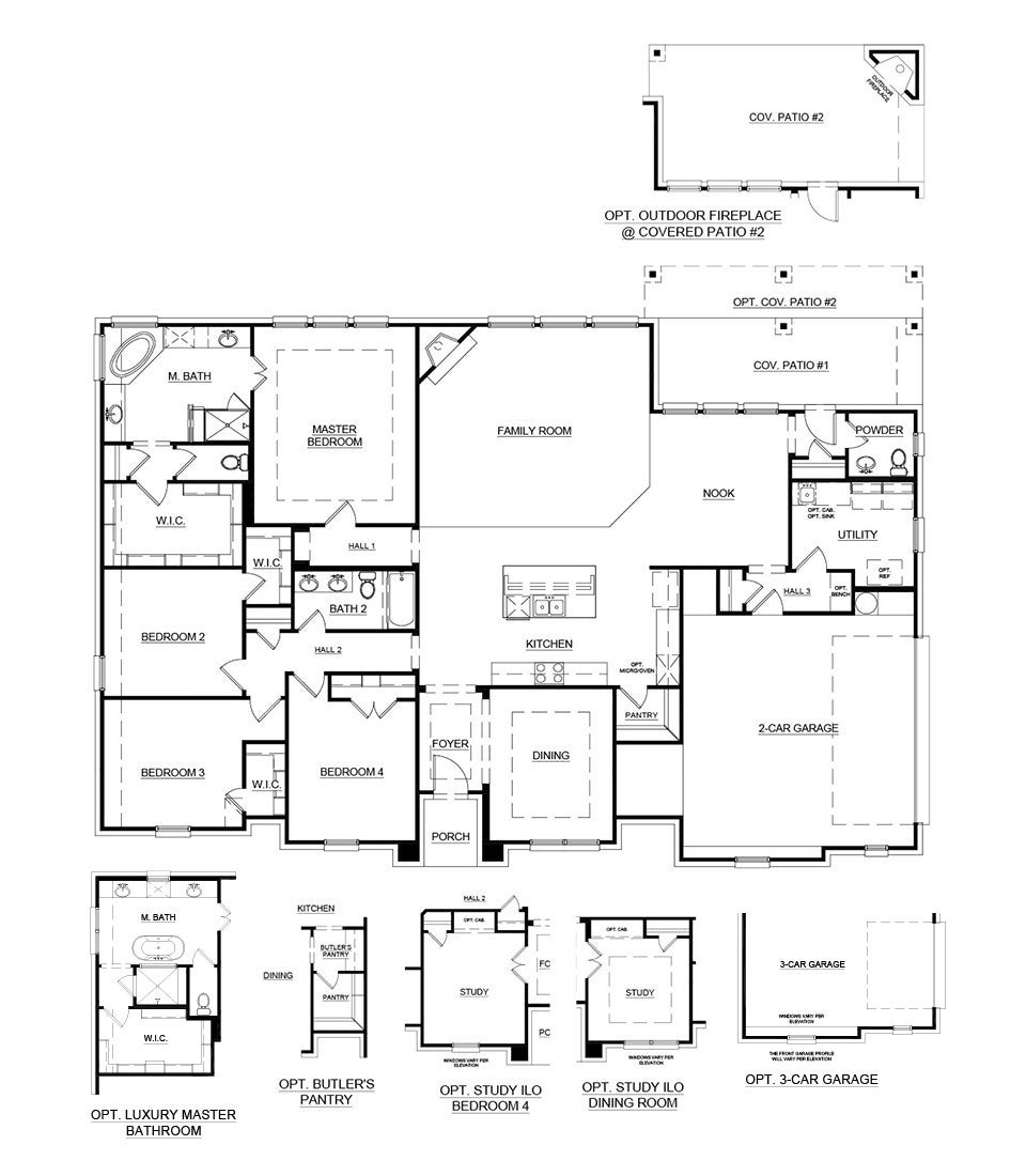 Concept 2586 Home with 4 Bedrooms